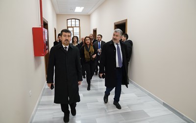 T.C. Sanayi ve Teknoloji Bakanlığı Bakan Yardımcısı Dr. Çetin Ali Dönmez ASBÜ Sosyokent'i Ziyaret Etti